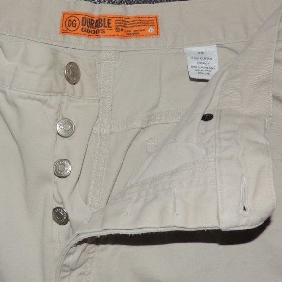Vintage Durable Goods - Unisex - Baggy Chino Utility Pant in Sand - Button Fly - Picture 3 of 4